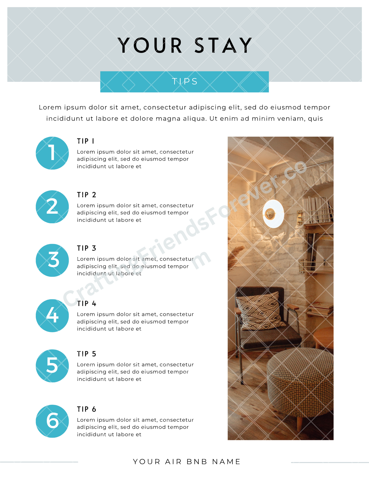 Vacation Rental Info/Welcome Booklet Premium