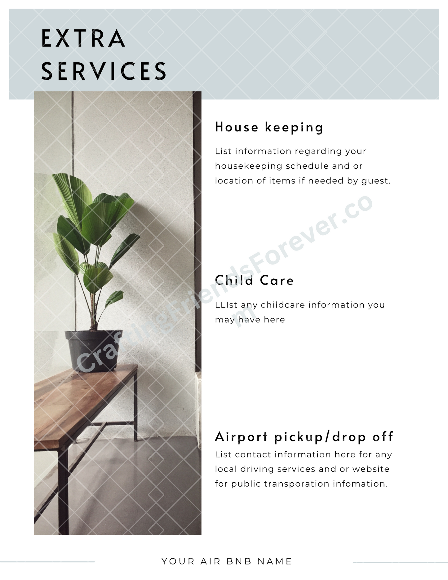 Vacation Rental Info/Welcome Booklet Premium