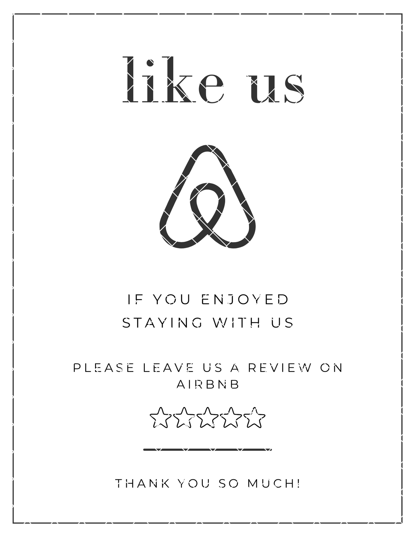 Vacation Rental Info/Welcome Booklet Basic