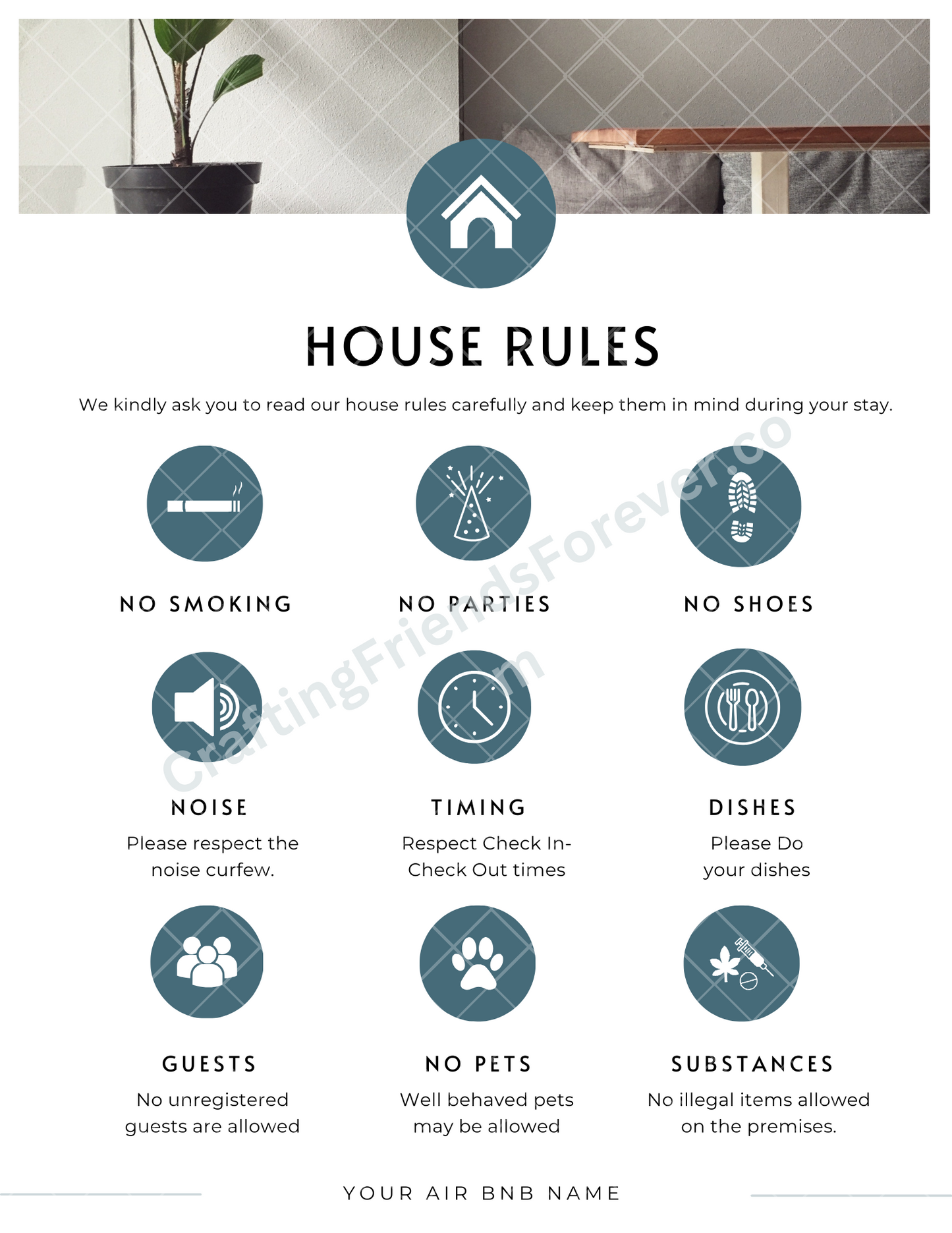 Vacation Rental Info/Welcome Booklet Premium