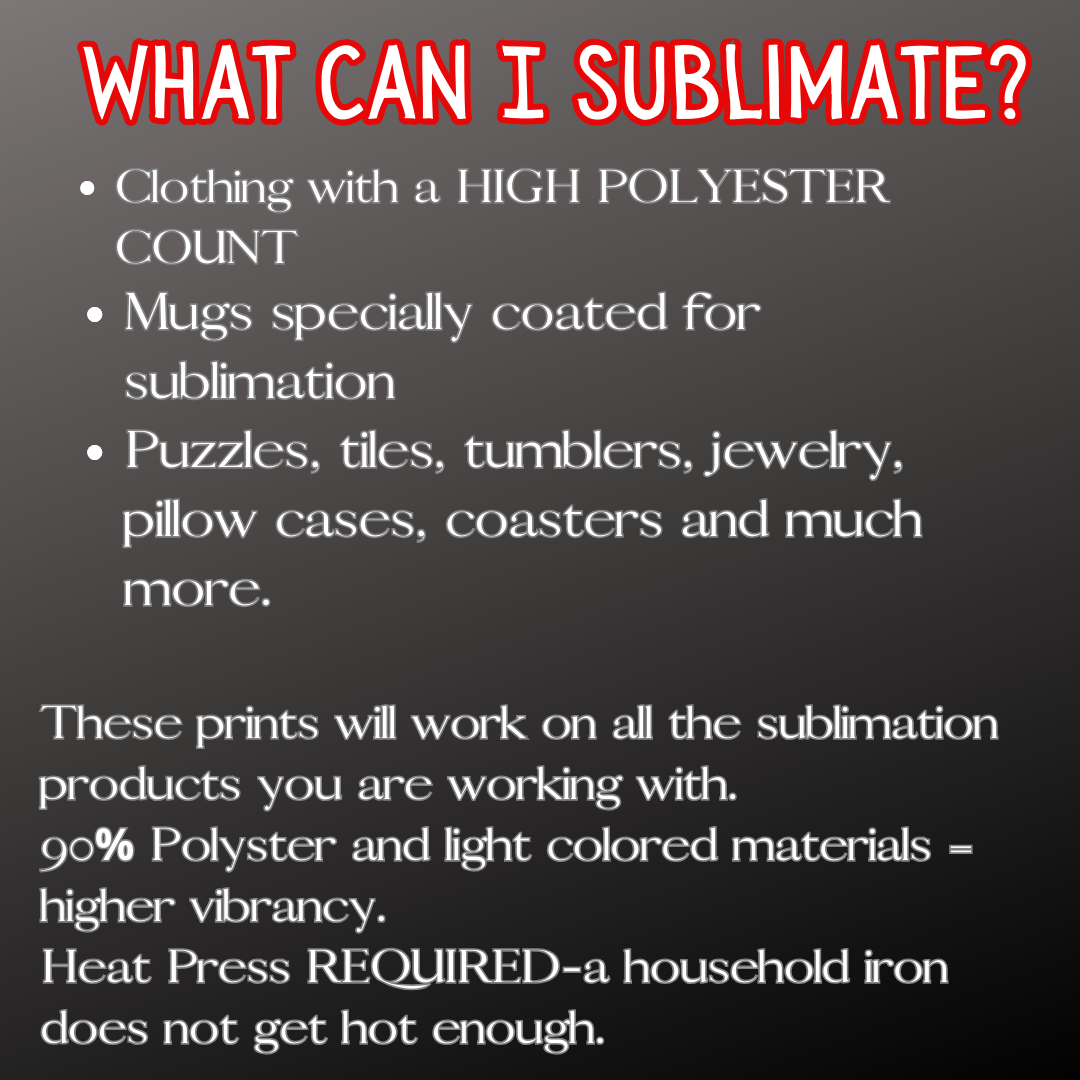 Sublimation Prints
