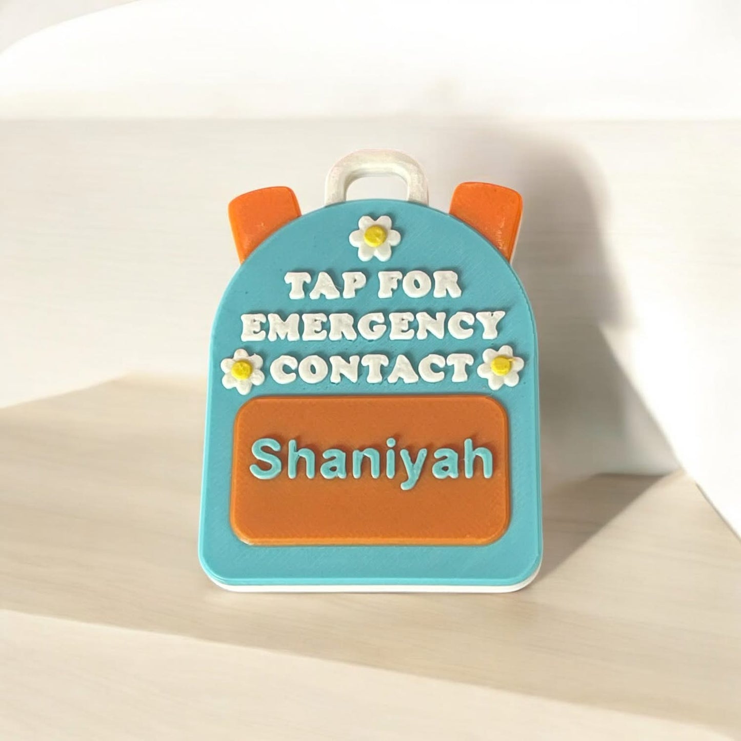 NFC Emergency Contact Tag - Backpack