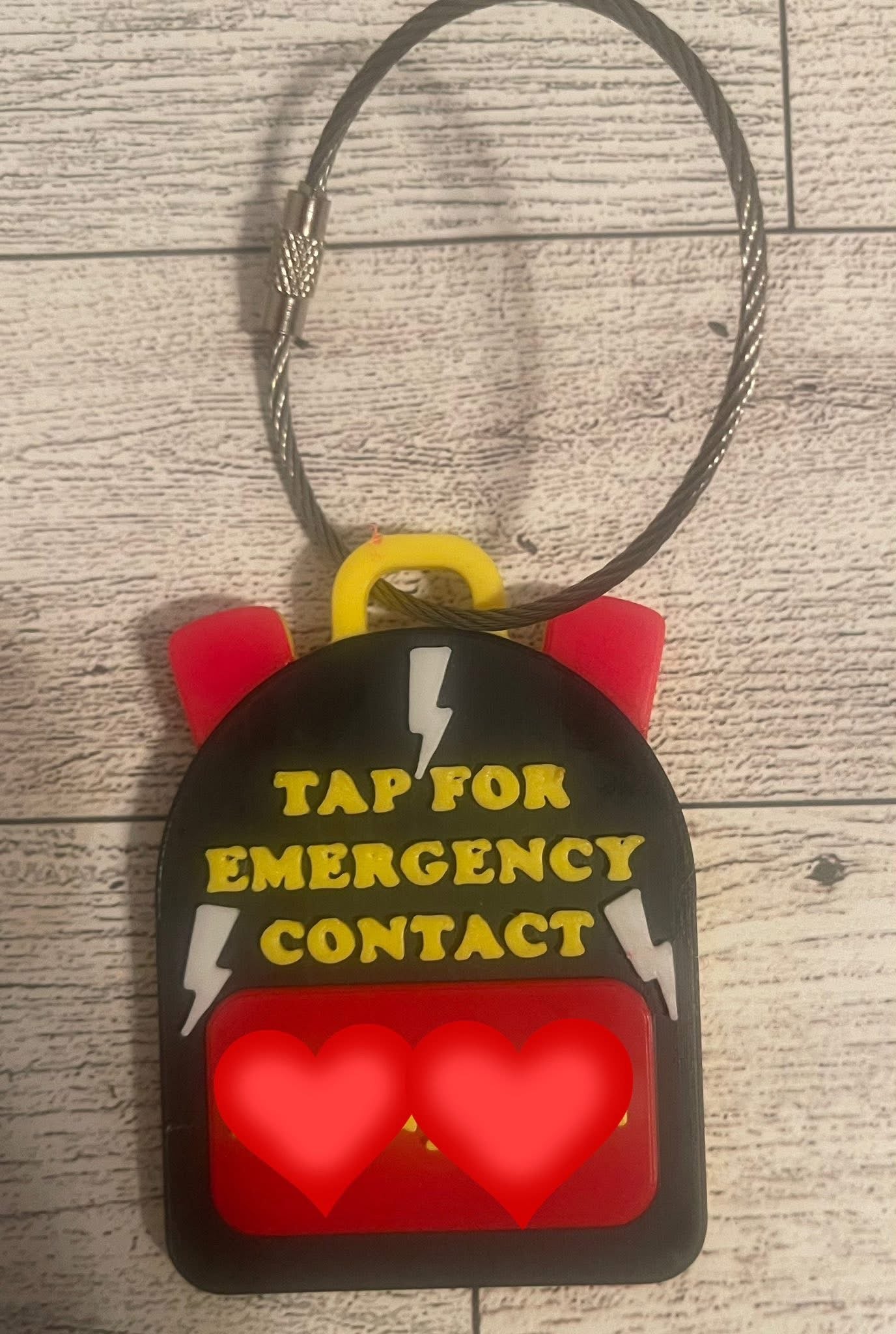 NFC Emergency Contact Tag - Backpack