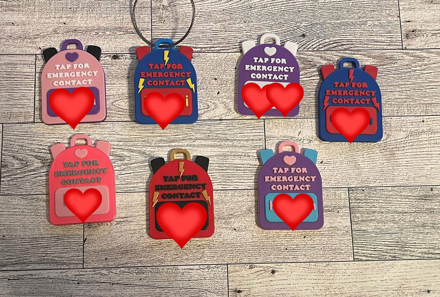 NFC Emergency Contact Tag - Autism (puzzle pieces)