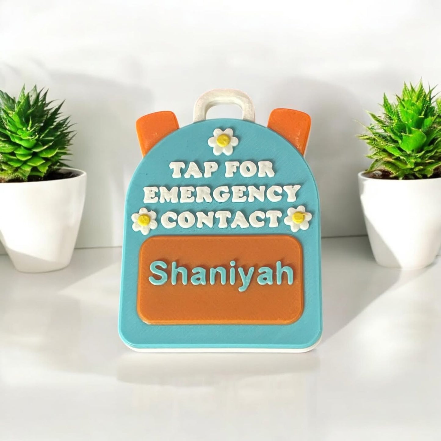 NFC Emergency Contact Tag - Backpack